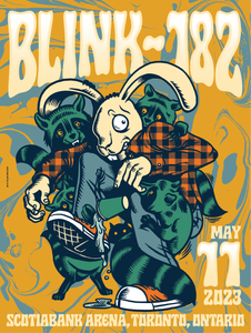 Toronto blink 182 Official Tour Poster AP